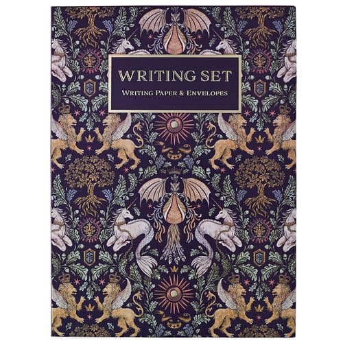 DESIGN BY VIOLET WRITING SET POUCH - WYVERN