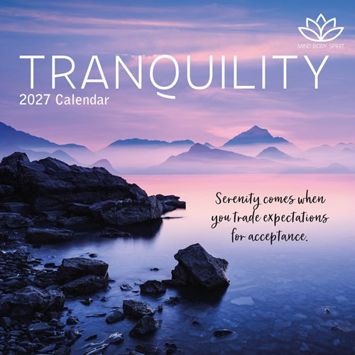 2027 Tranquility Square Wall Calendar
