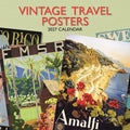 2027 Vintage Travel Posters Square Wall Calendar