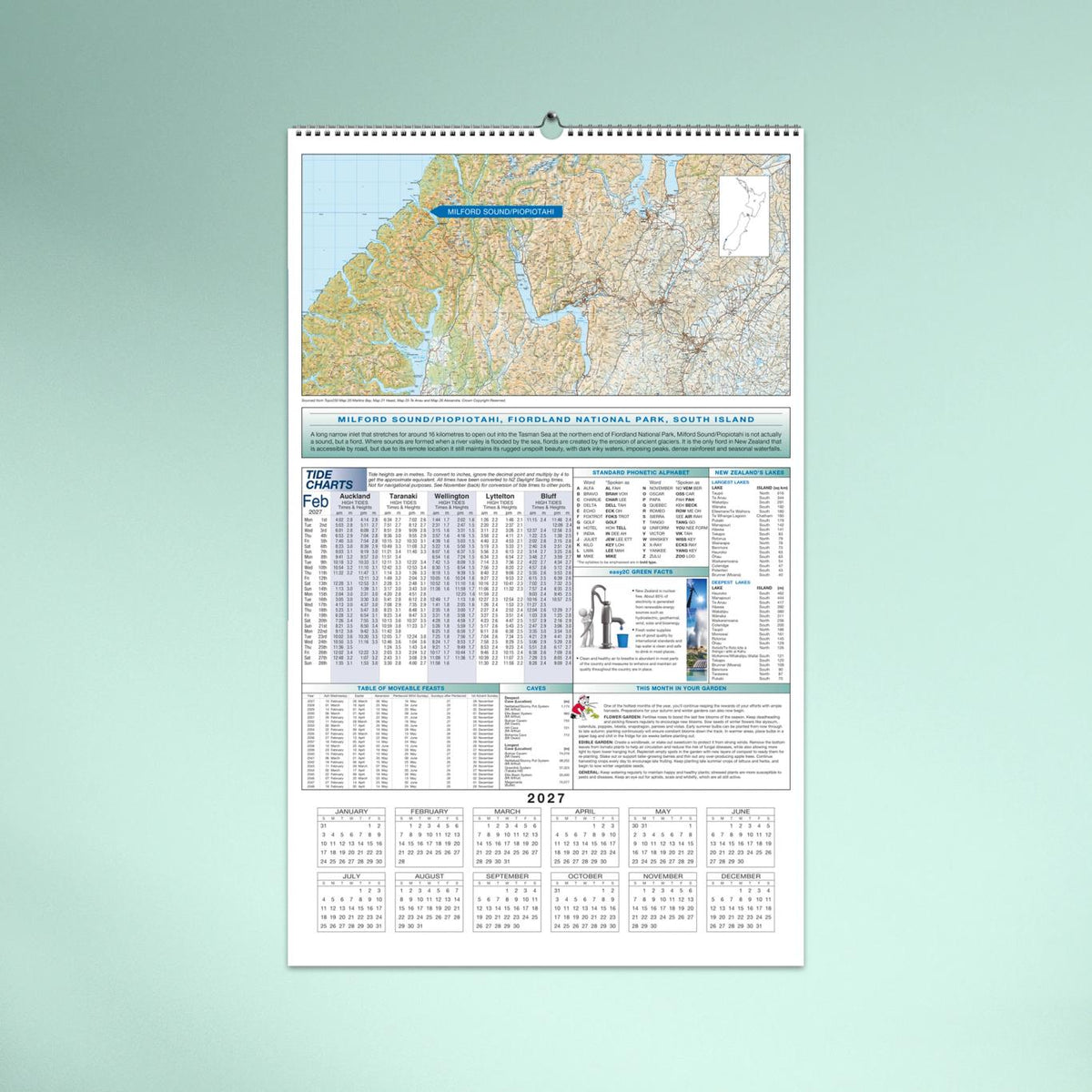 NZ Scenic Wall Calendar