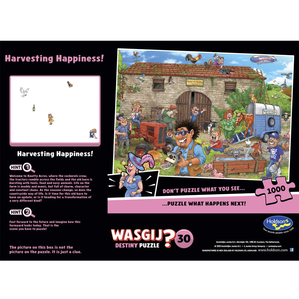 Wasgij Destiny 30 Harvesting Happiness 1000pc Jigsaw Puzzle