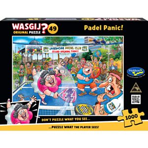 Holdson Wasgij Original #49: Padel Panic! – 1000 Piece Puzzle