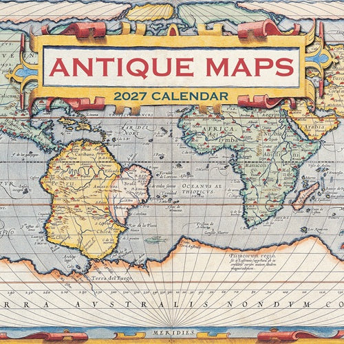 2027 Antique Maps Square Wall Calendar