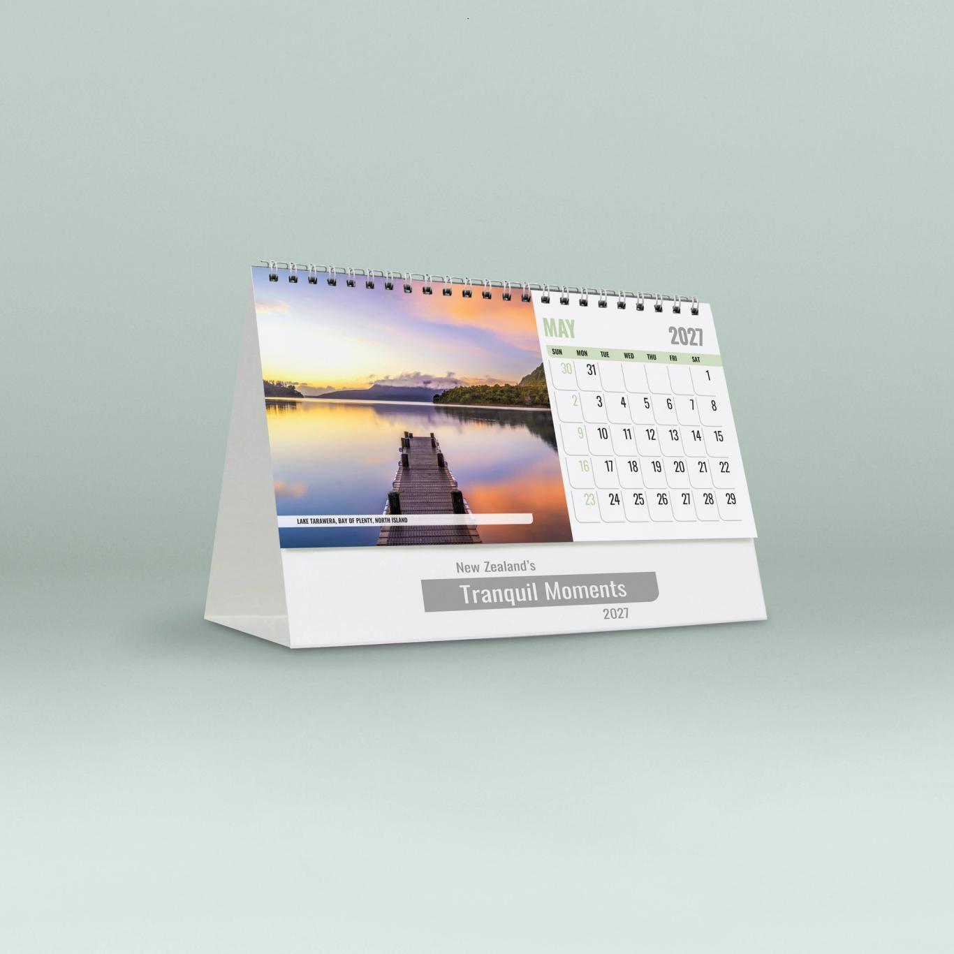 Tranquil Moments Desk Calendar