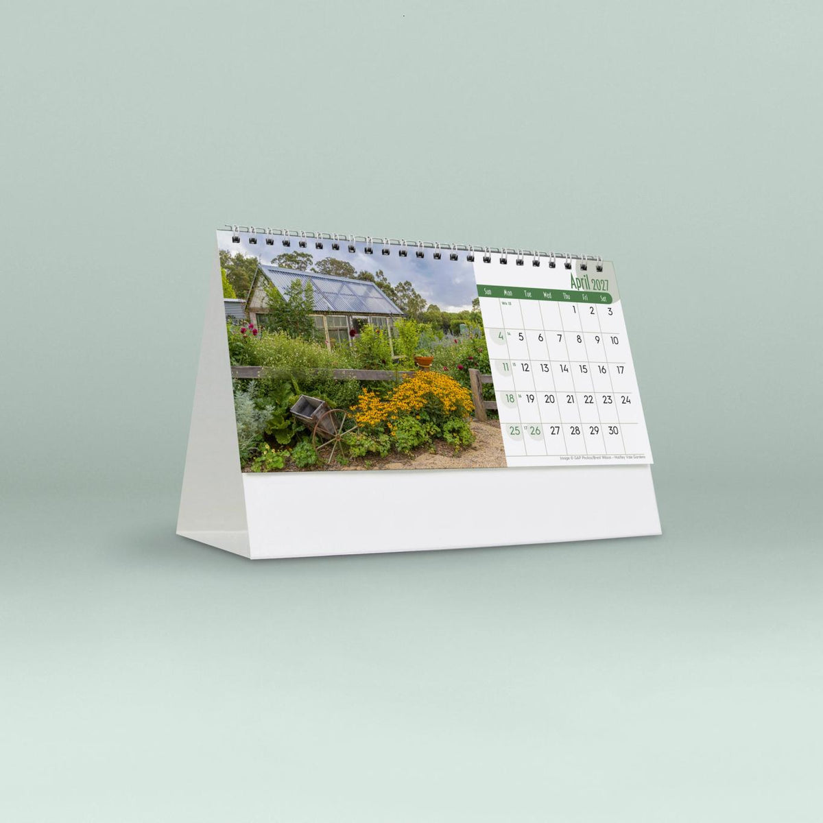 Garden Sanctuaries Desk Calendar