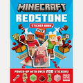 Minecraft Redstone Sticker Adventure: Brand new for 2026, an official sticker activity book for kids who love the movie and game cover image