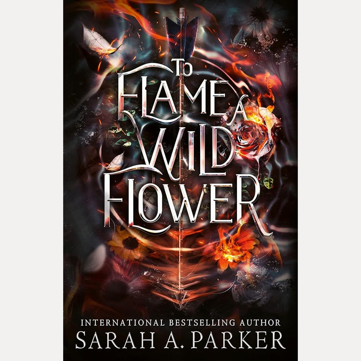 To Flame a Wild Flower: A new 2026 edition of the dark romantasy Rapunzel reimagining from the No.1 SUNDAY TIMES best-selling author of WHEN THE MOON HATCHED cover image