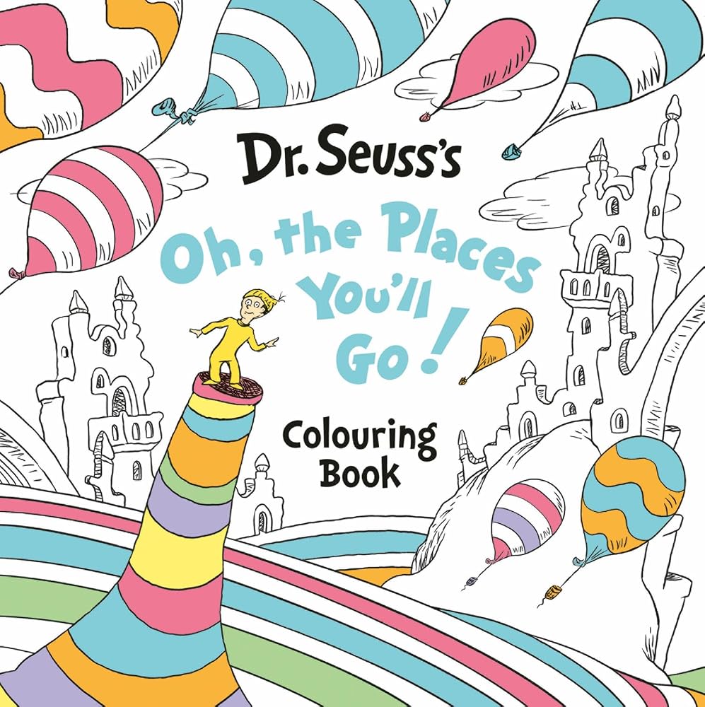 Oh, The Places You’ll Go! Colouring Book cover image