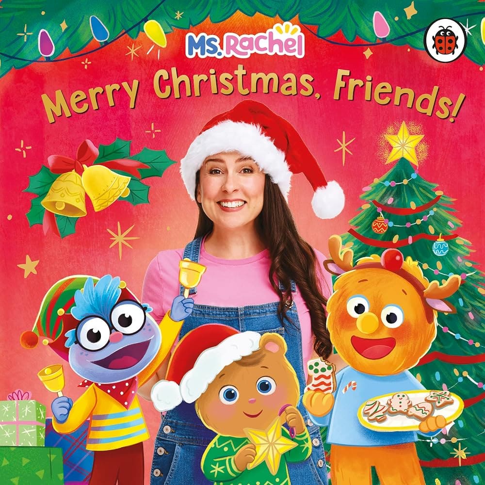 Ms Rachel: Merry Christmas, Friends!: A delightful festive gift, perfect for building early language skills cover image