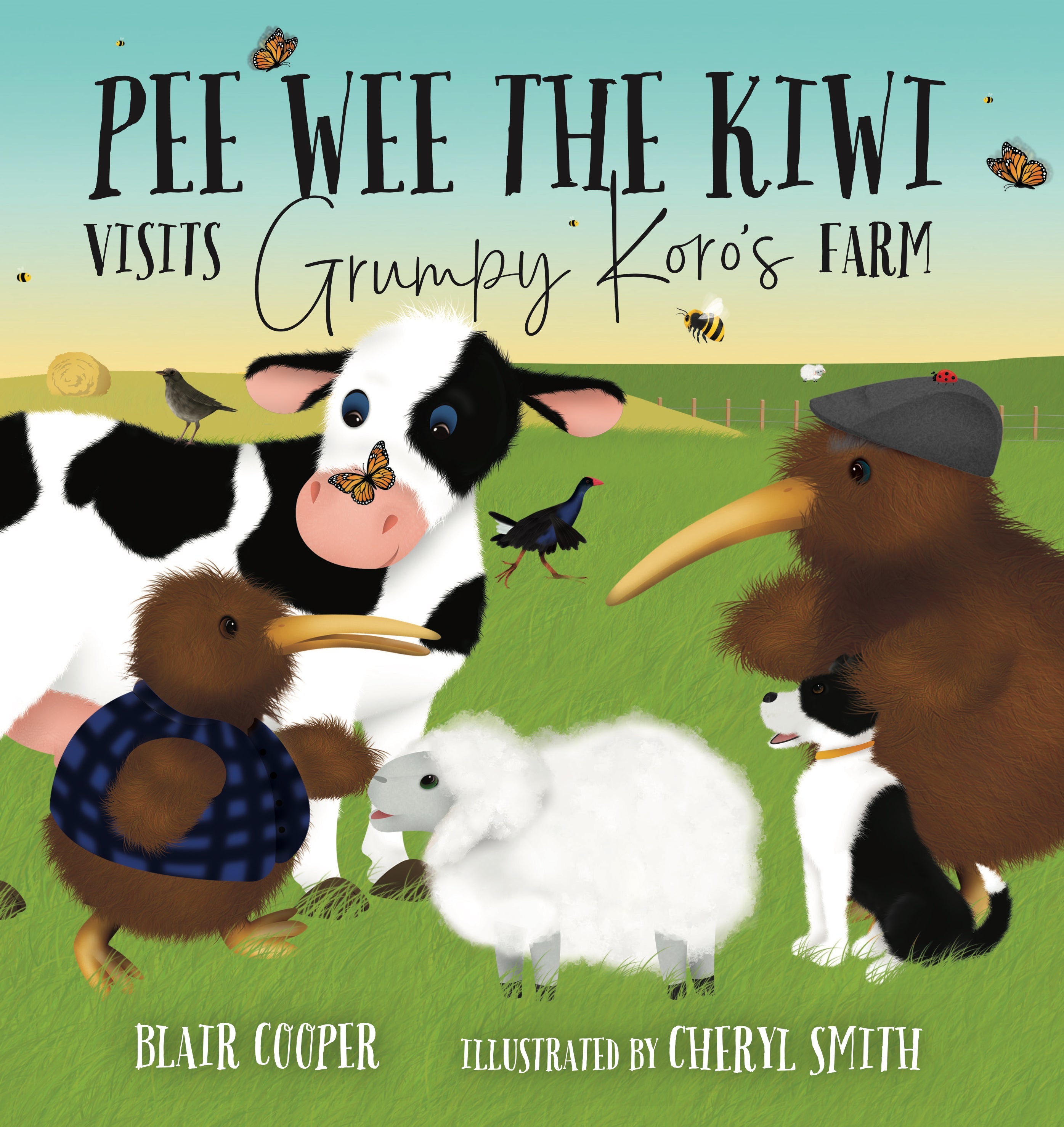 Pee Wee the Kiwi Visits Grumpy Koros Farm Picture Book