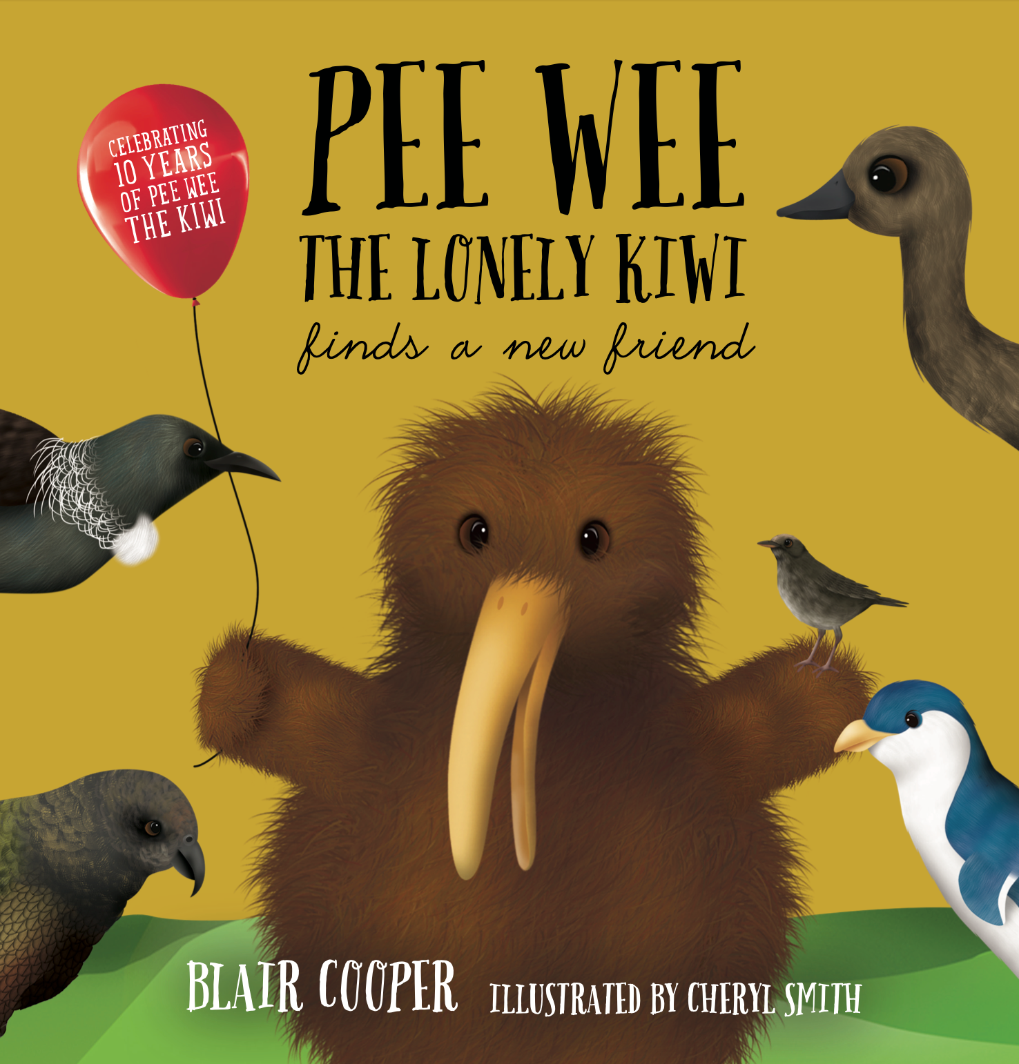 Pee Wee the Lonely Kiwi Finds a New Friend Bilingual Edition By Blair Cooper
