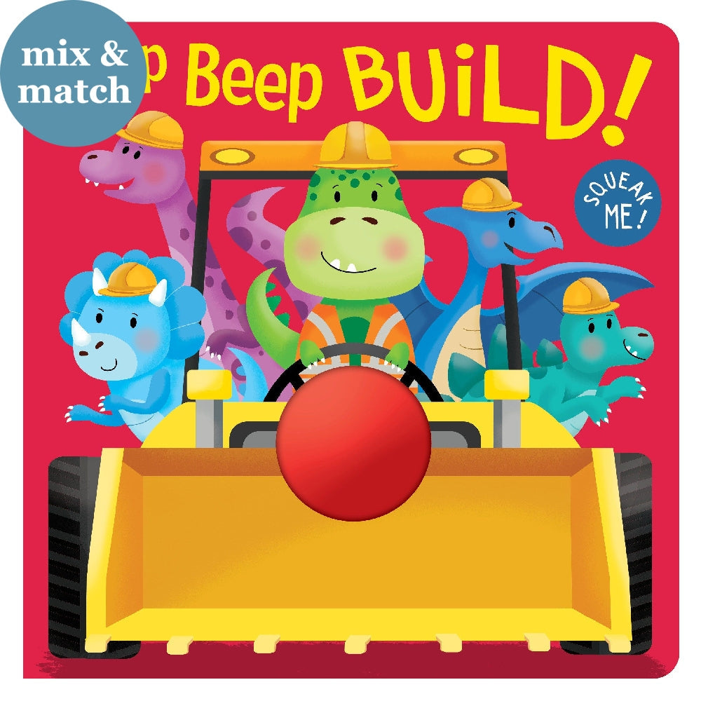 Squeak Me Beep Beep Build Board Book