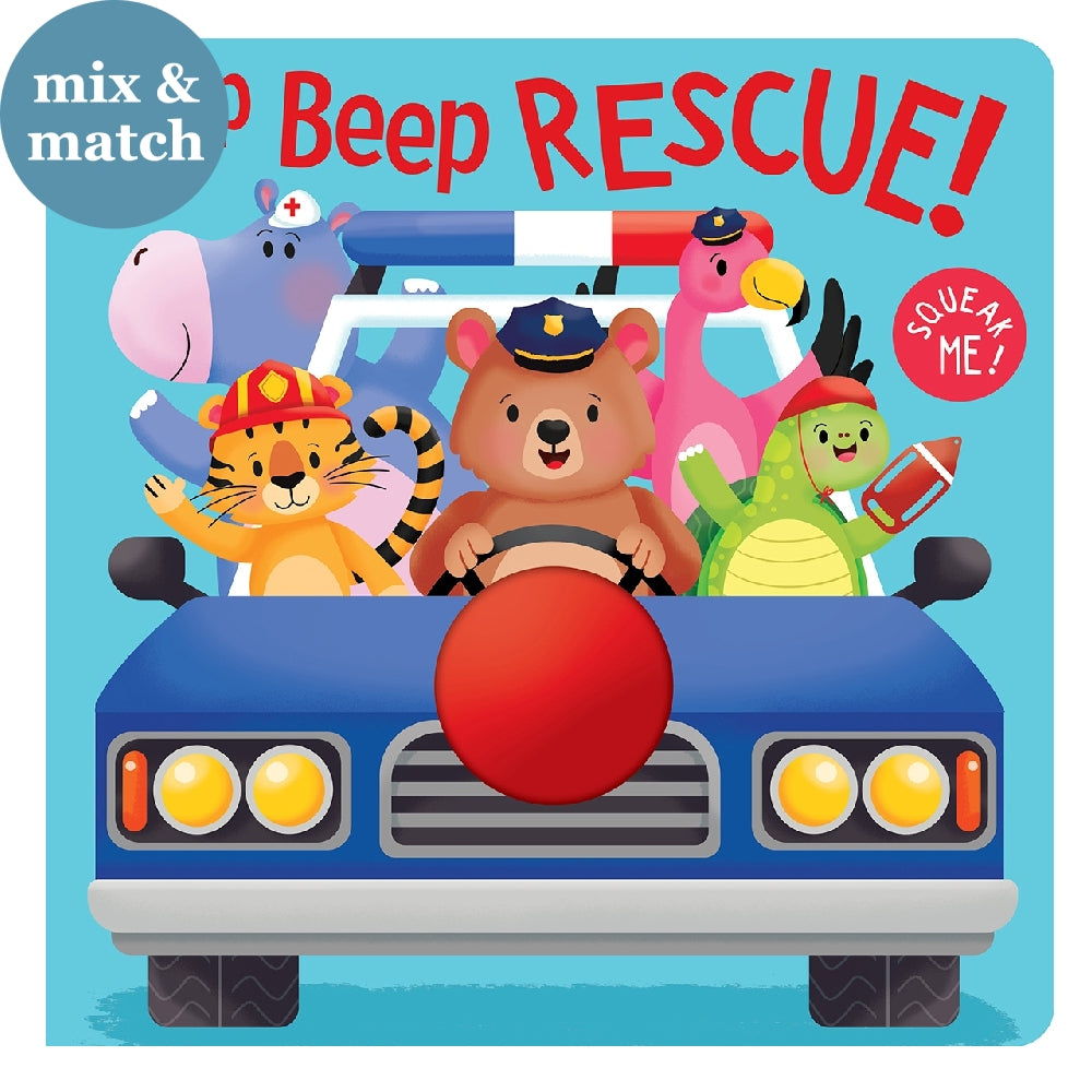 Squeak Me Beep Beep Rescue Board Book