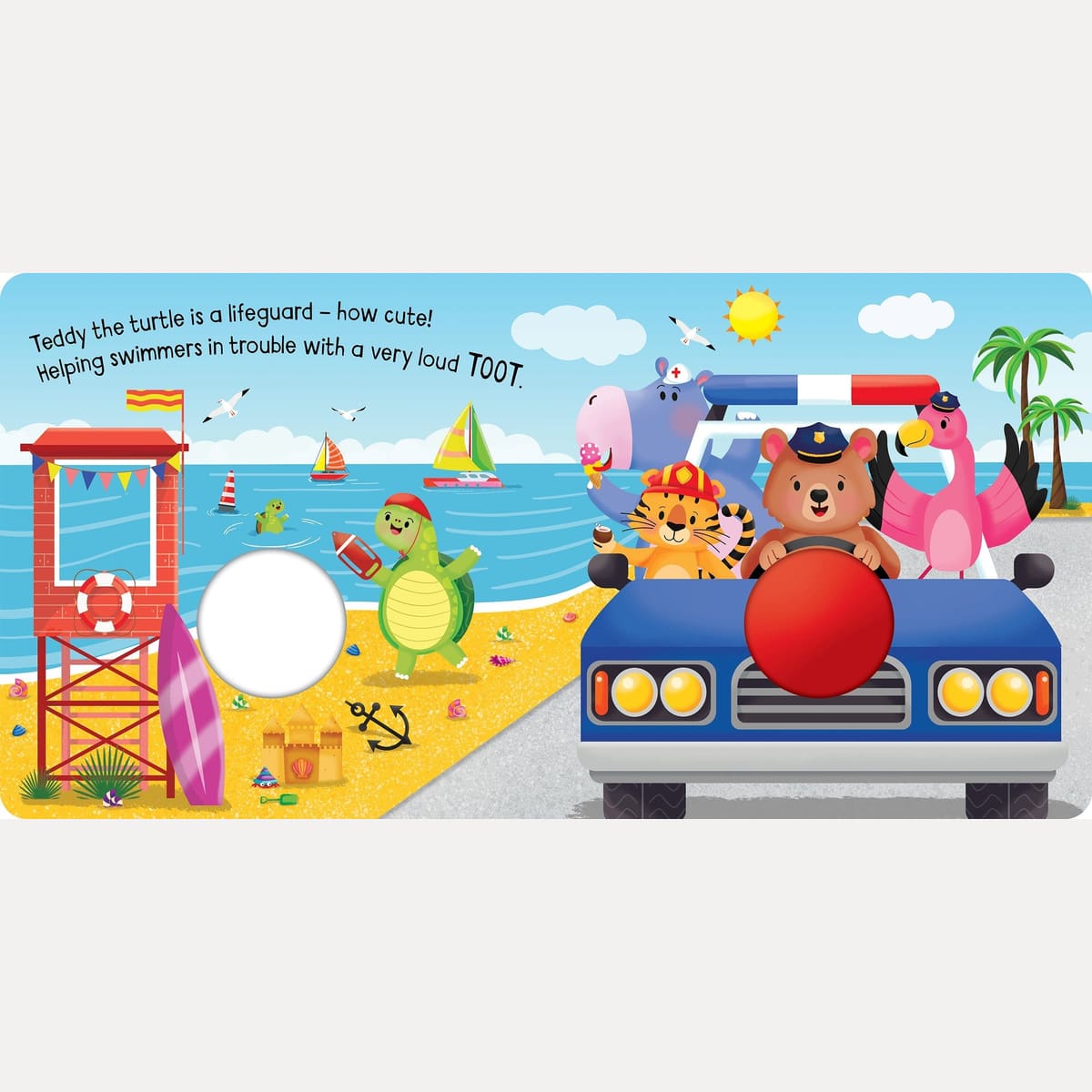 Squeak Me Beep Beep Rescue Board Book