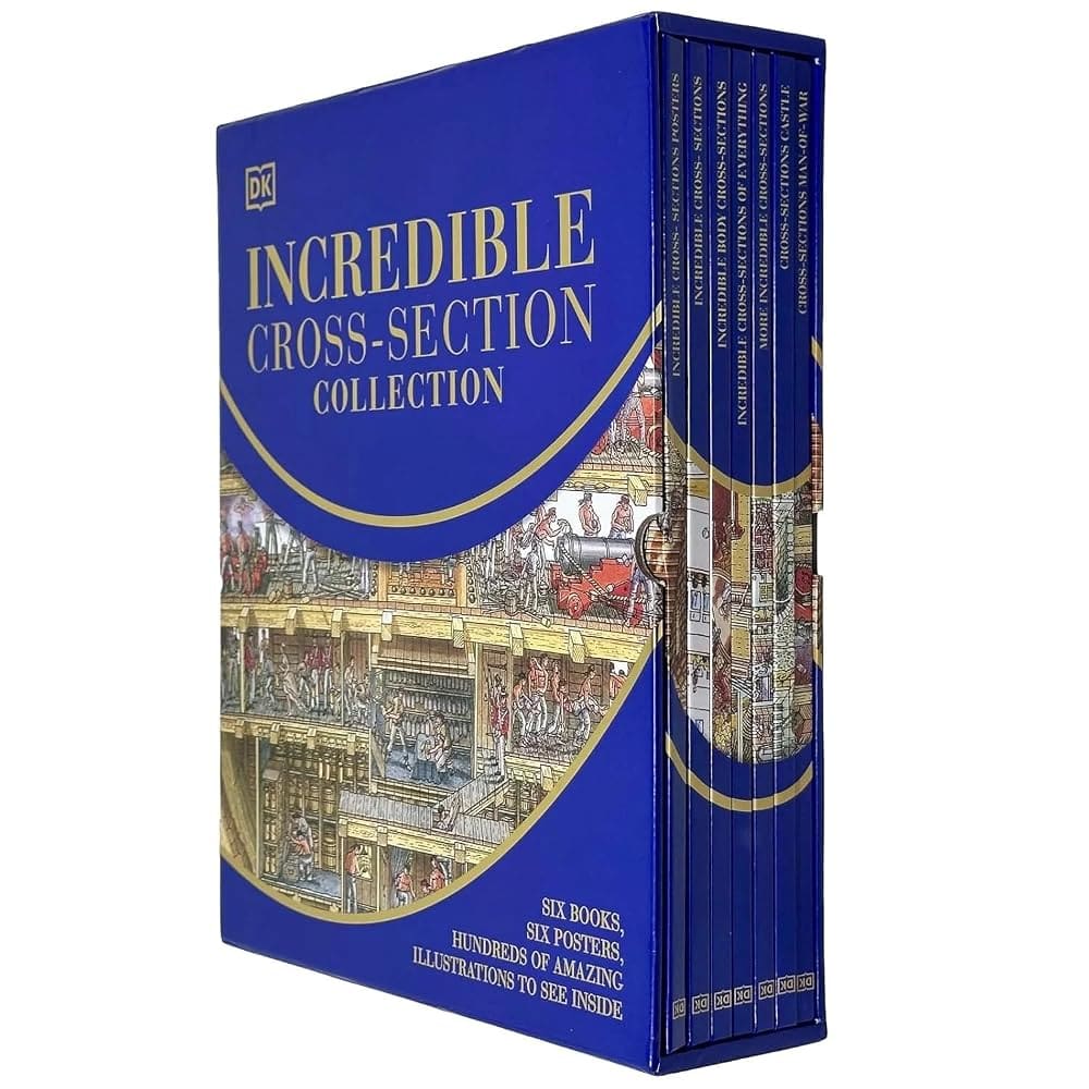 Stephen Biesty's Incredible Cross-Section Collection 7 Books Set