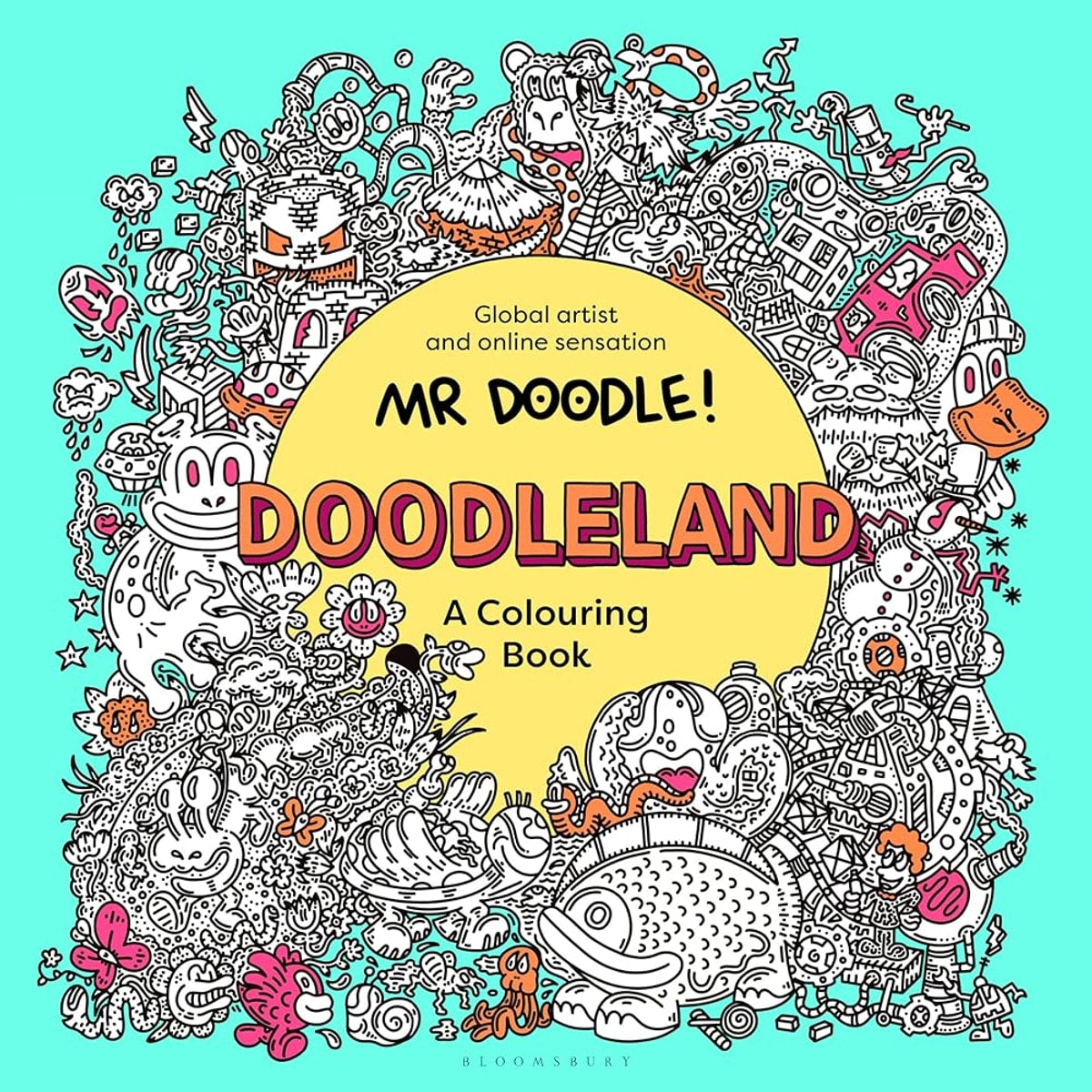 DoodleLand: A Colouring Book cover image