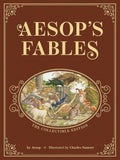 Aesop’s Fables: The Collectible Leather Edition: The Classic Edition by acclaimed illustrator, Charles Santore (Charles Santore Children's Classics) cover image