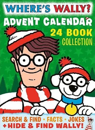 Where's Wally? Advent Calendar 24 Book Collection: Countdown to Christmas with this ultimate festive Where’s Wally? gift for kids 6 and up! cover image