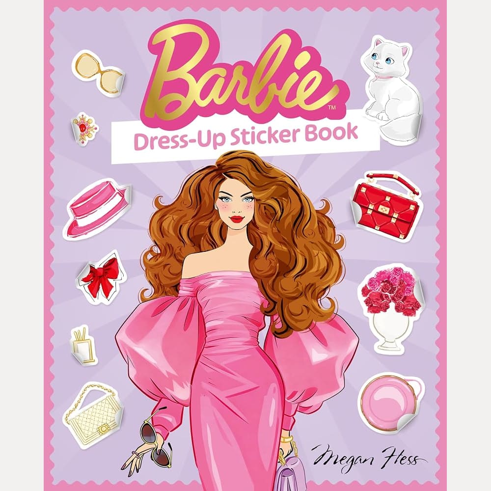 Barbie: Dress-Up Sticker Book cover image