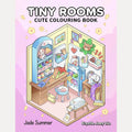 Tiny Rooms: Cute colouring book cover image
