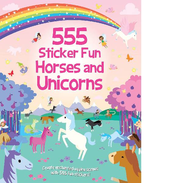 555 Sticker Fun Horses & Unicorns Book