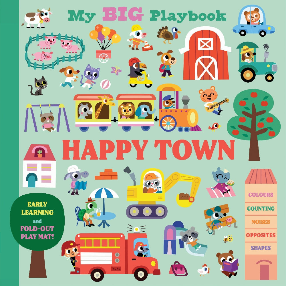 Happy Towns My Big Playbook Foldout Board Book
