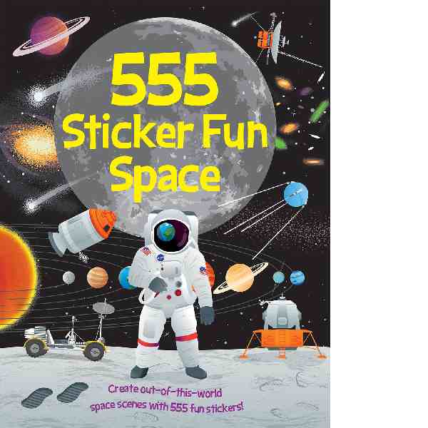 555 Sticker Fun Space Book
