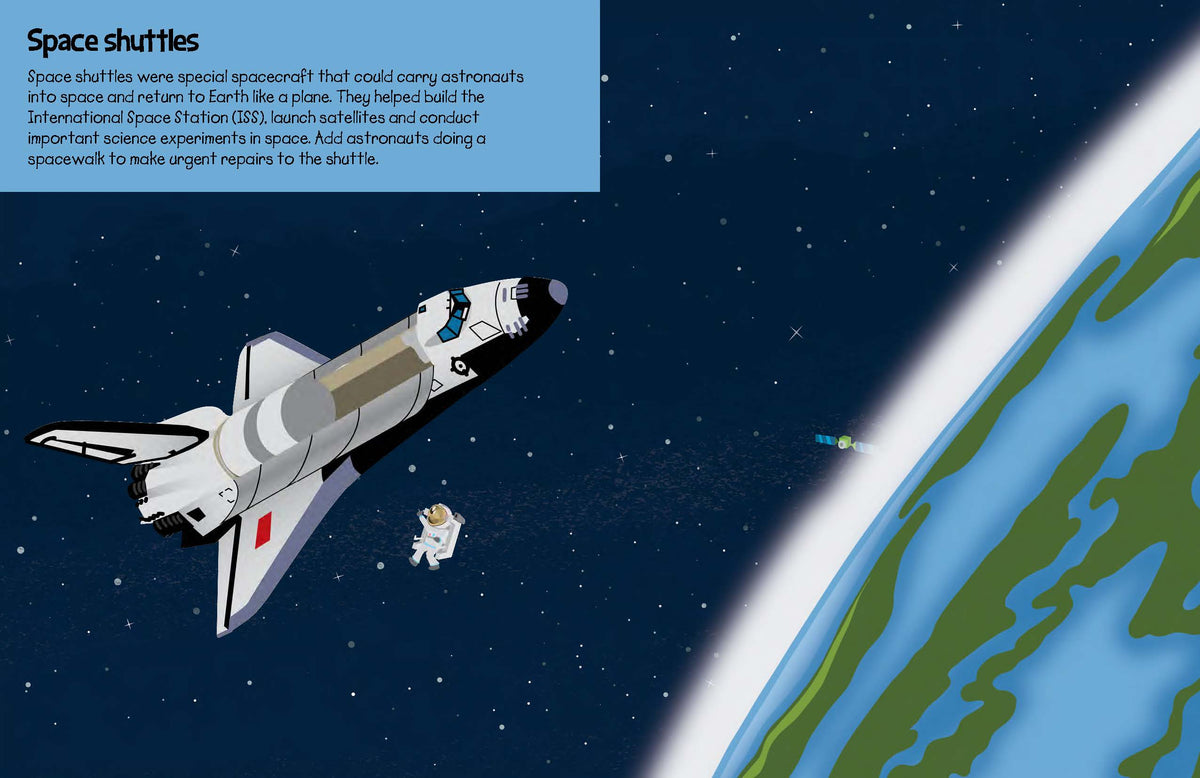 555 Sticker Fun Space Book