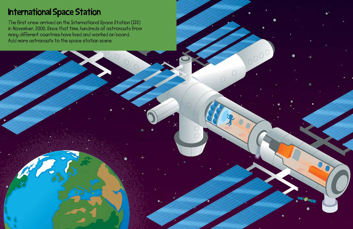 555 Sticker Fun Space Book