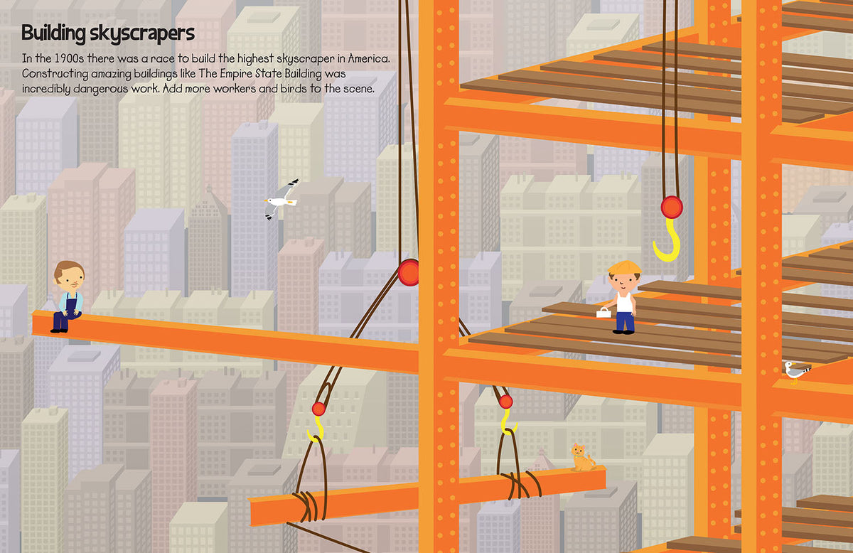 555 Sticker Fun Construction Book