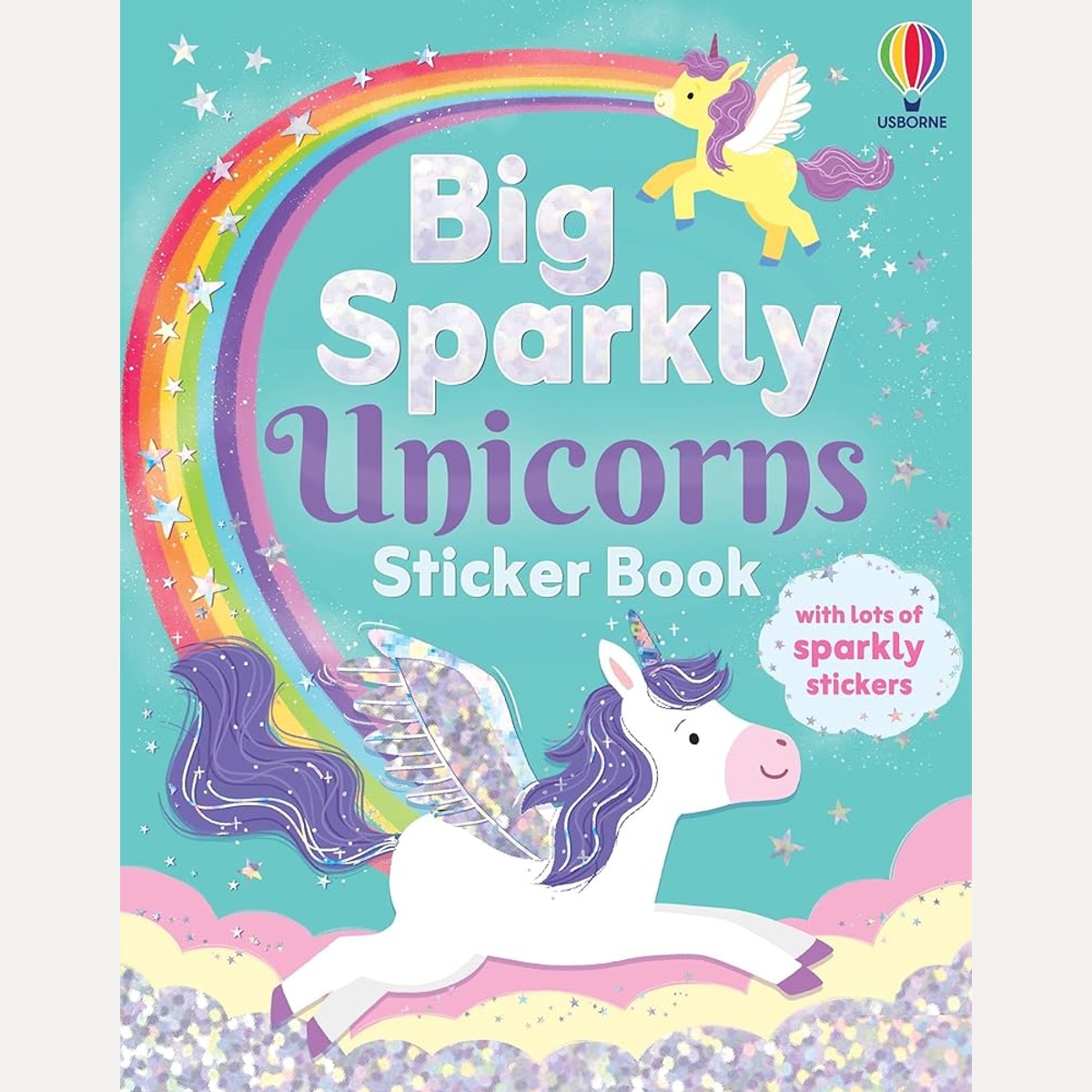 Big Sparkly Unicorns Sticker Book cover image