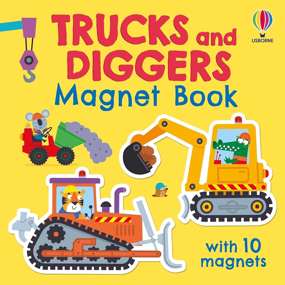 Trucks and Diggers Magnet Books cover image