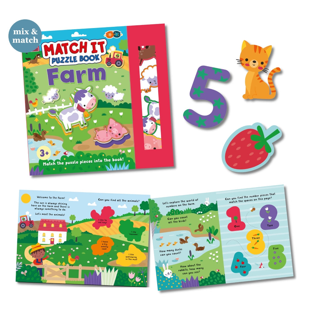 Farm Match It Puzzle Activity Board Book