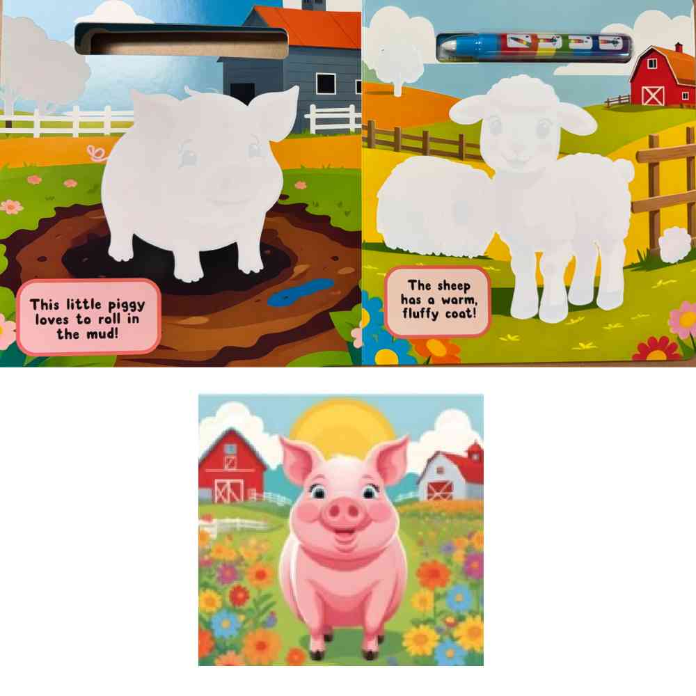 Farm Magic Water Activity Board Book
