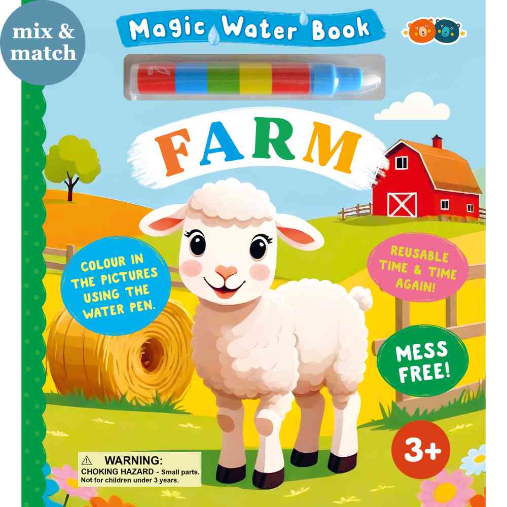 Farm Magic Water Activity Board Book