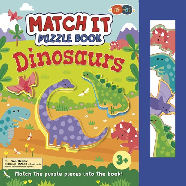 Dinosaur Match It Puzzle Activity Board Book