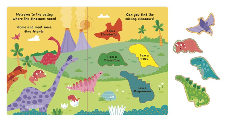 Dinosaur Match It Puzzle Activity Board Book