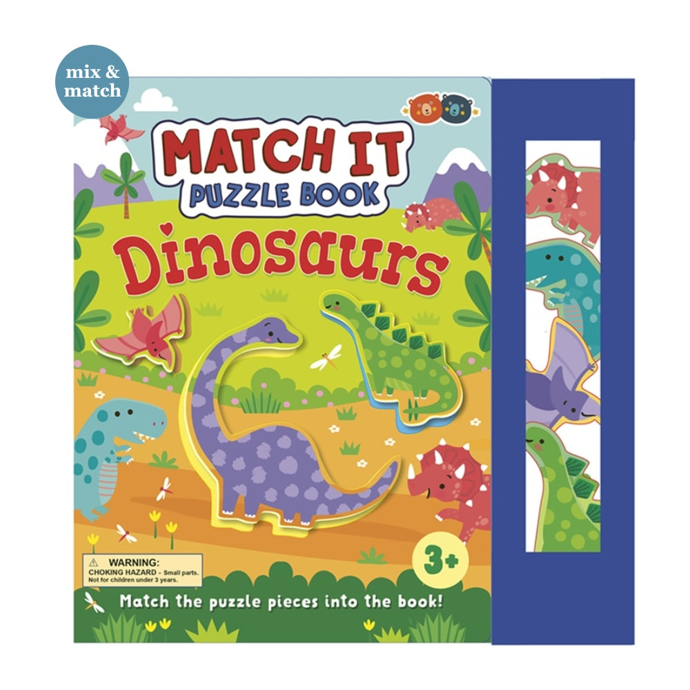 Dinosaur Match It Puzzle Activity Board Book