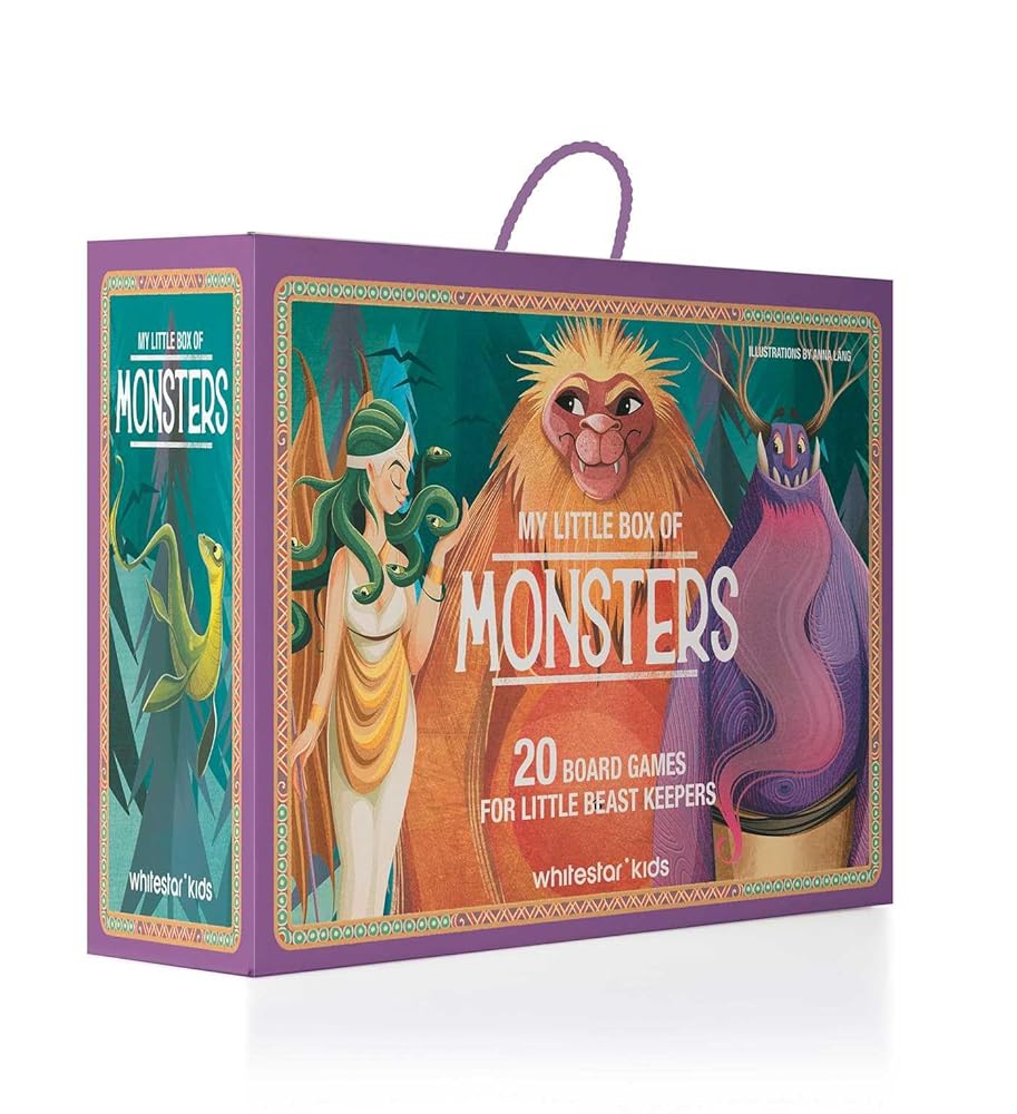 My Little Box of Monsters: 20 Board Games for Little Beast Keepers (Travel Kits) cover image