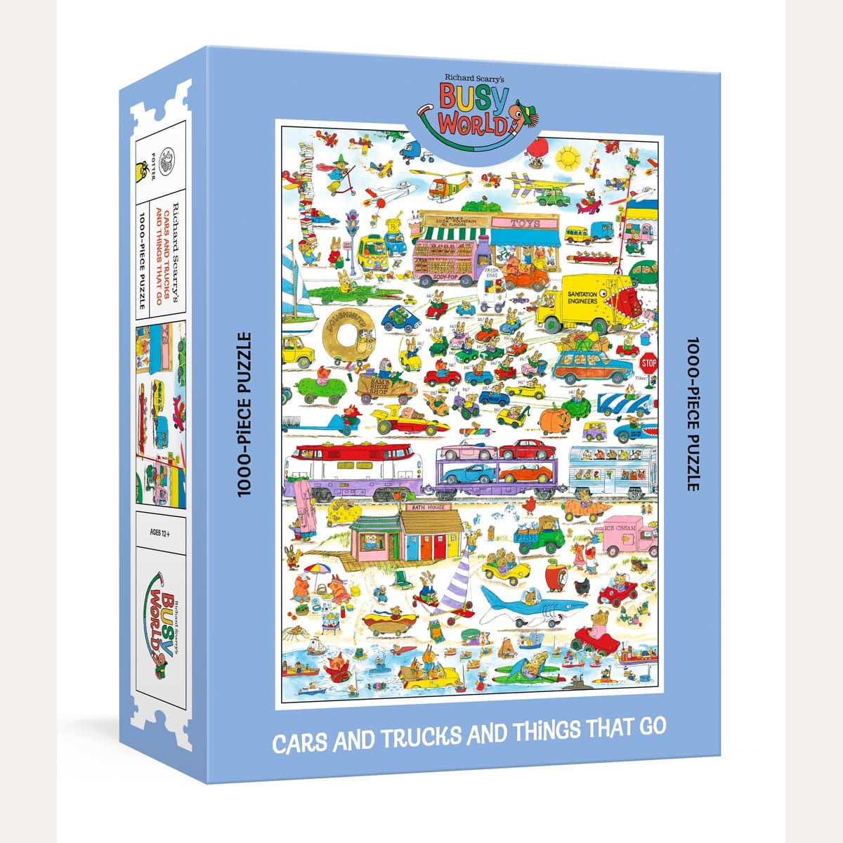 Richard Scarry's Cars and Trucks and Things That Go 1000-Piece Puzzle
