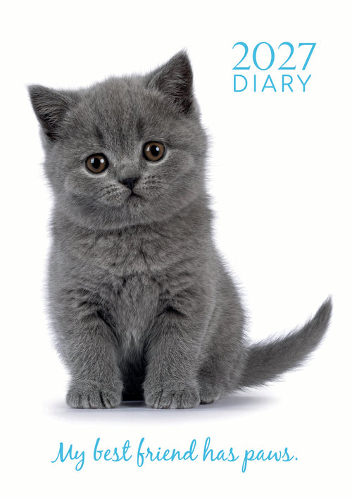 2027 Adorable Cats A5 Weekly Diary