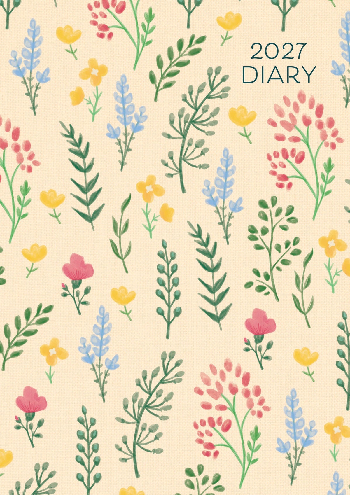 2027 Enchanted Garden A5 Weekly Diary Planner