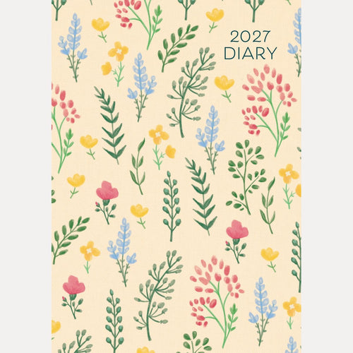 2027 Enchanted Garden A5 Weekly Diary Planner