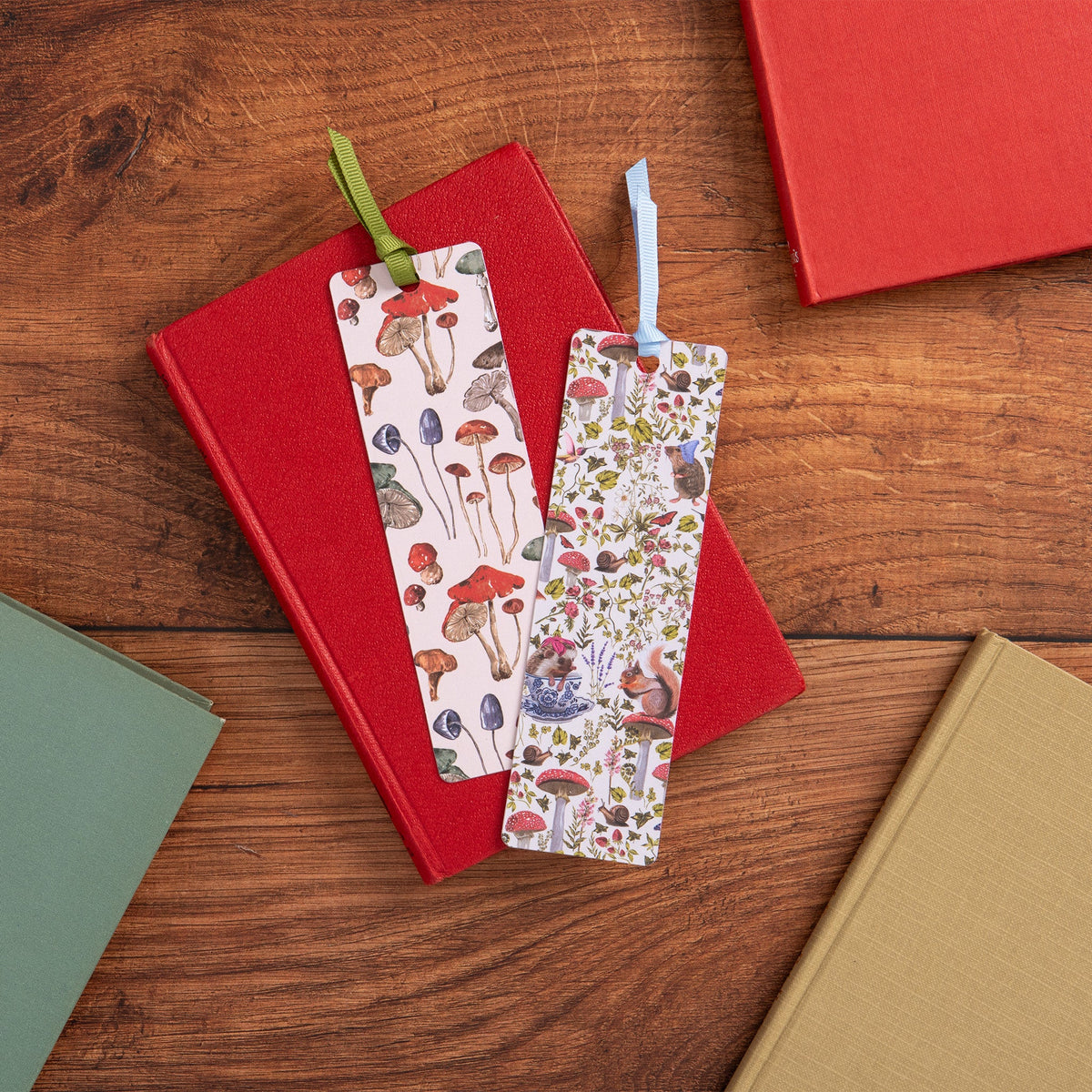 The Art File Mushroom Bookmark Illustrated Fungi Reading Accessory