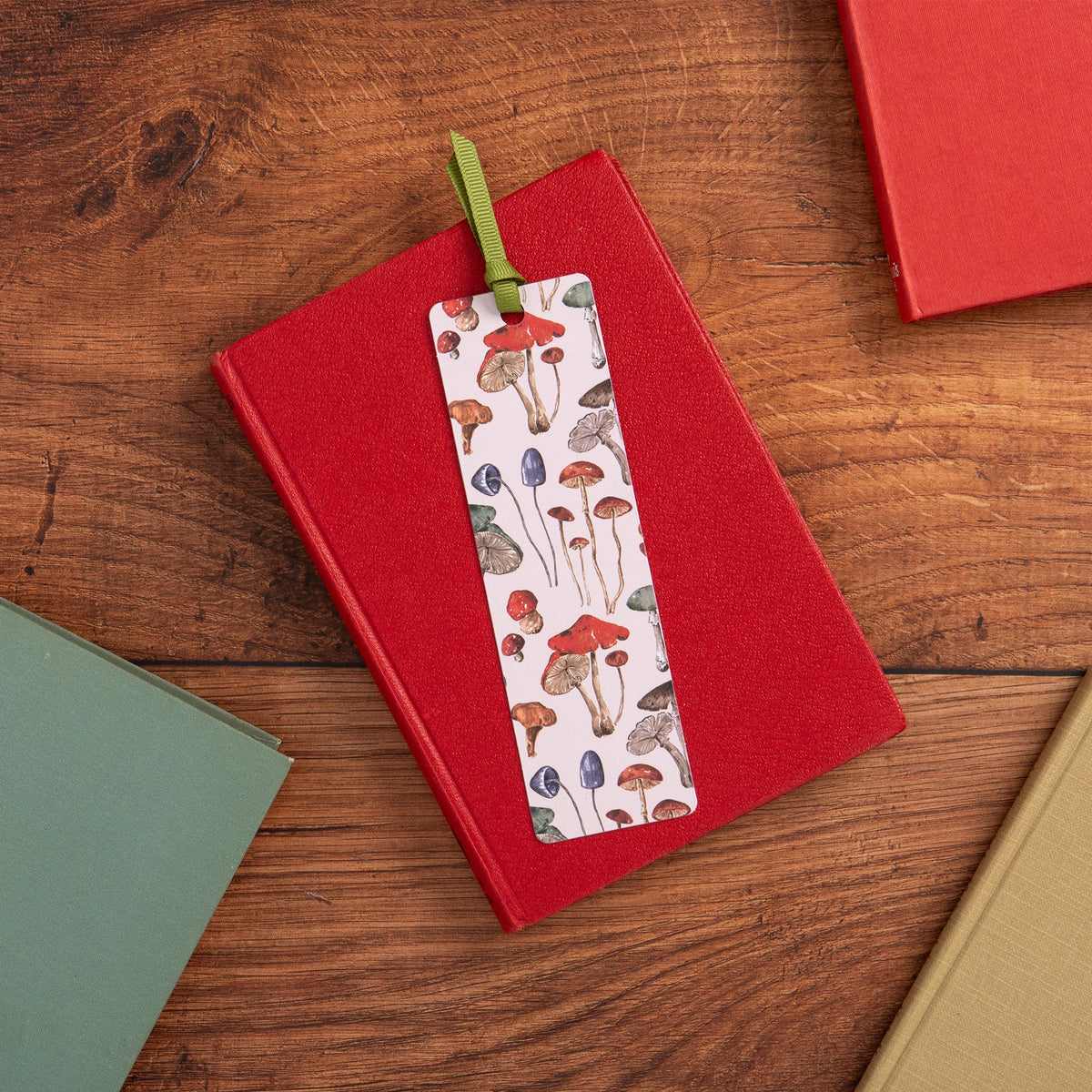 The Art File Mushroom Bookmark Illustrated Fungi Reading Accessory