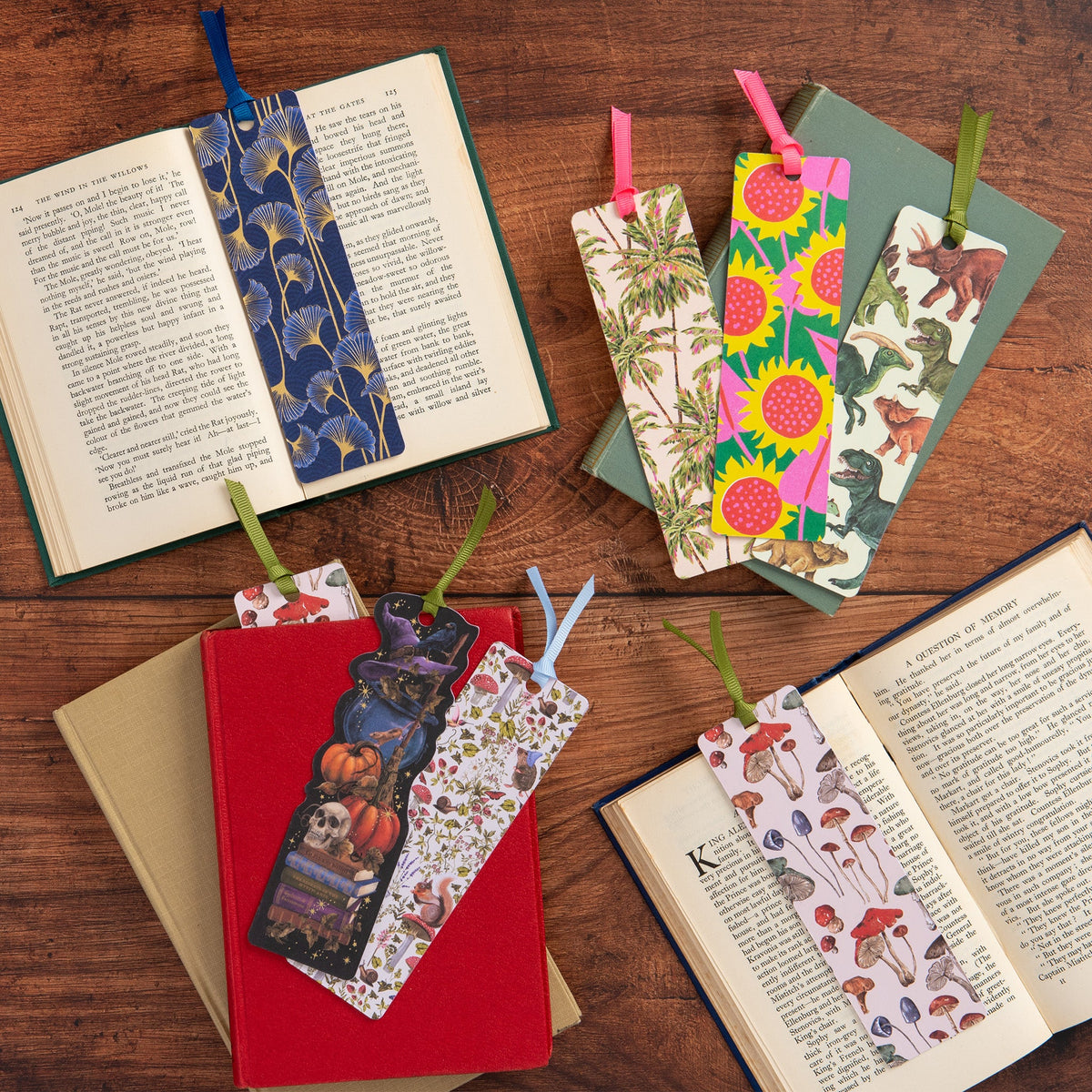 The Art File Mushroom Bookmark Illustrated Fungi Reading Accessory