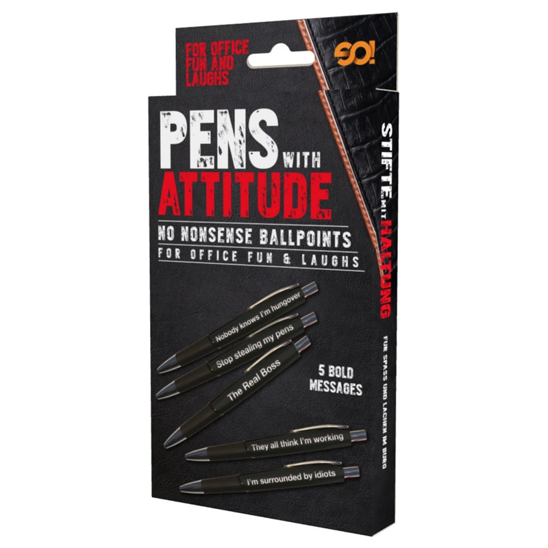 Pens With Attitude Novelty Pen Set