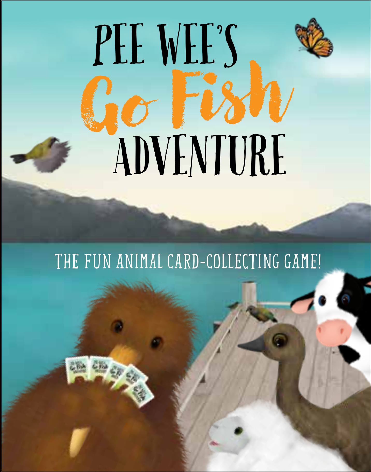 Pee Wee the Kiwi's Snap and Go Fish Adventure Card Game