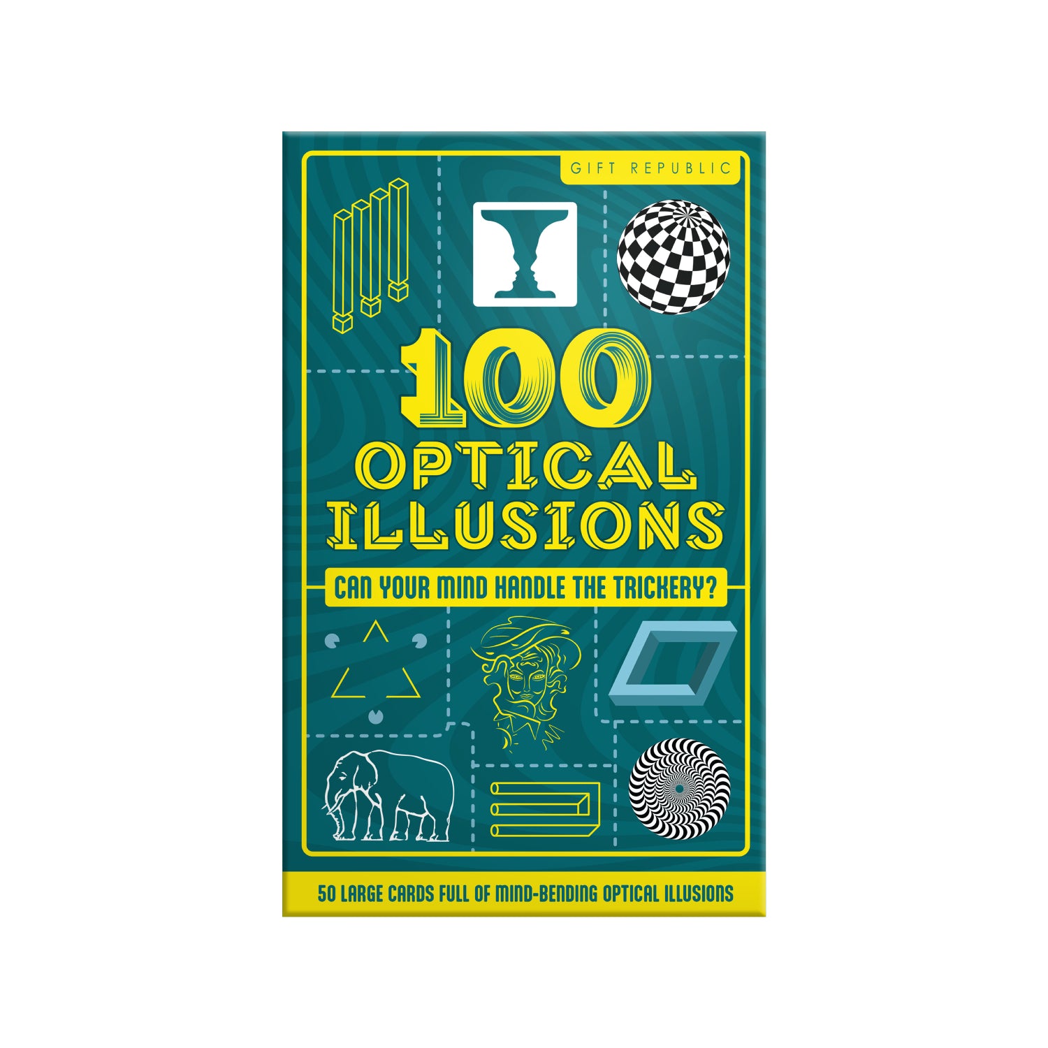 100 Optical Illusions Cards