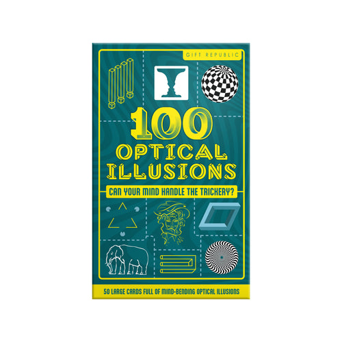 100 Optical Illusions Cards